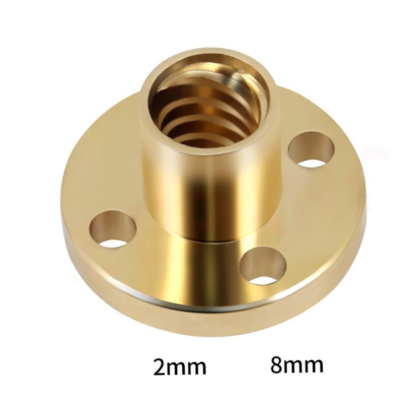 Brass Trapezoidal Lead Screw Nut For CNC 3D Printer DIY Accessories - Image 3